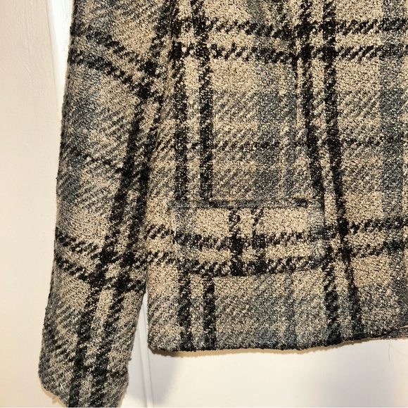 Chico's Plaid Jacket - Black and Gray - Picture 4 of 4